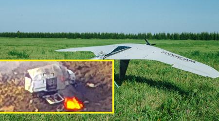 Den ukrainska SHARK-drönaren hjälpte det amerikanska HIMARS-robotsystemet att förstöra en rysk SuperCam S350 UAV-besättning med ett kontrollcenter under förberedelserna för uppskjutning