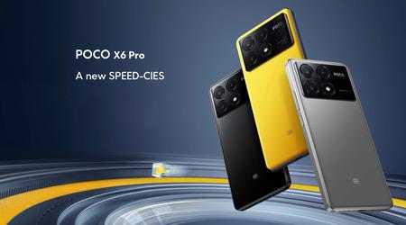 POCO X6 Pro: AMOLED-skärm på 120 Hz, Dimensity 8300-Ultra-chip, 64 MP-kamera och HyperOS ombord