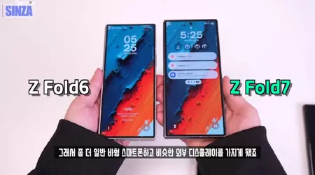 Posten är avbokad: en video av den vikbara flaggskeppstelefonen Galaxy Z Fold 7 och dess jämförelse med tidigare modeller har dykt upp online