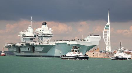 Hangarfartyget HMS Prince of Wales, som kostade 3,85 miljarder USD, har återvänt till militärbasen i Portsmouth efter tester och förbereder sig för övningen Westlant 23