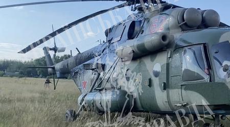 General Directorate of Intelligence lurade in en rysk Mi-8-helikopter i Ukraina, med reservdelar till Su-27- och Su-30-stridsflygplan ombord