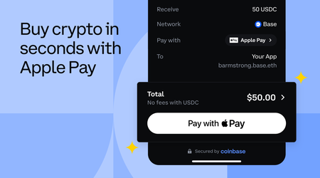 Nu kan du köpa kryptovaluta via Apple Pay på Coinbase-plattformen