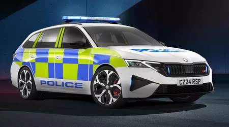 Škoda Octavia vRS redo för polisens flottor
