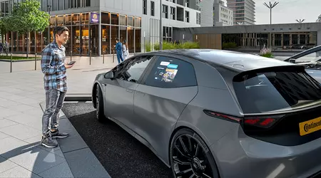 Continentals projektionssystem förvandlar bilens bakre sidofönster till skärmar