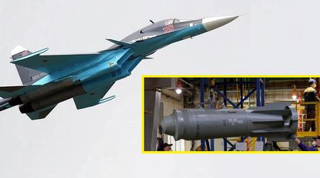 Ryssland säger att den 1,5 ton tunga FAB-1500 M54-bomben har omvandlats till en analog till den amerikanska smarta bomben JDAM-ER och den första avfyrningen från ett Su-34 stridsflygplan