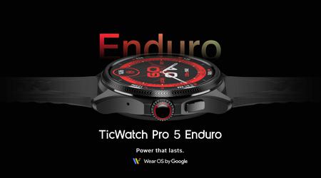 Mobvoi har presenterat TicWatch Pro 5 Enduro med ett nytt band, safirglas och Wear OS ombord för $ 349