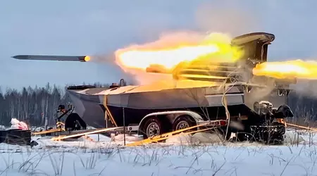 Ukrainska Sea Baby marina drönare var utrustade med Grad multipel raketkastare