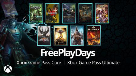 Som en del av Free Play Days är nio spel från den populära Warhammer-serien tillgängliga för Xbox Game Pass Core- och Ultimate-prenumeranter