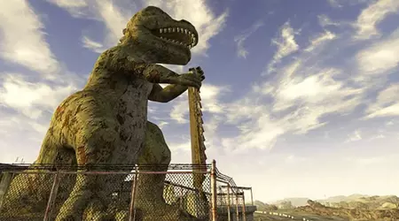 Den ikoniska statyn av Dinky the T-Rex från New Vegas kan dyka upp i den andra säsongen av Fallout-serien