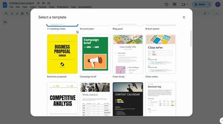 Google Dokument innehåller 40 nya mallar