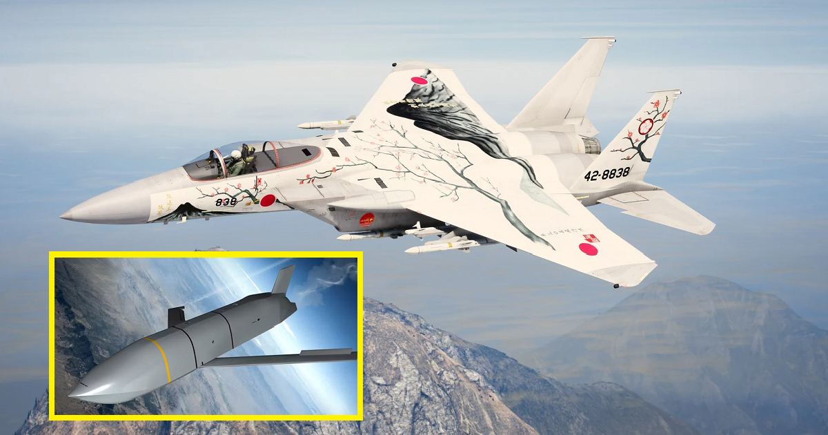 USA kommer att utrusta Japans moderniserade jaktplan F-15J Eagle med AGM-158B/B-2 JASSM-ER-missiler med en räckvidd på nästan 1 000 km