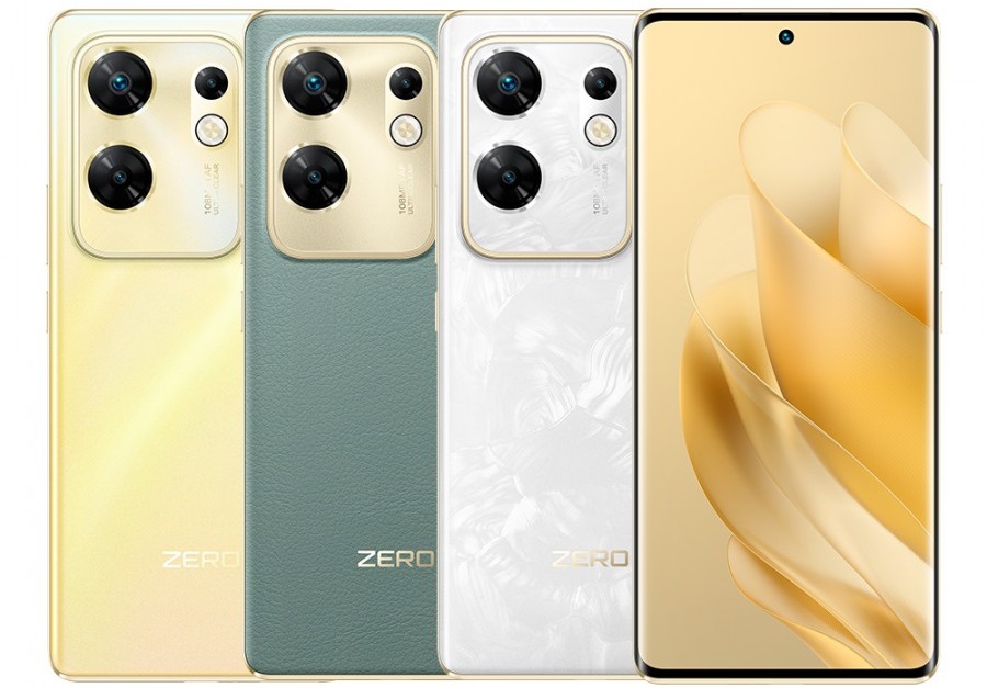 Infinix Zero 4G - Helio G99, 120Hz AMOLED-skärm, 108MP-kamera, stereohögtalare och 50MP frontmodul till ett pris av $180