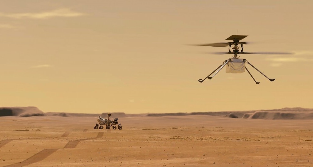 Genialitet gjorde sin 55:e flygning över Mars - den obemannade helikoptern flög 264 meter på 143 sekunder