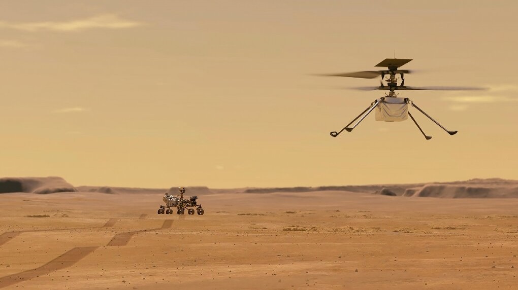 NASA:s obemannade helikopter Ingenuity satte nytt hastighetsrekord under sin 60:e flygning över Mars yta