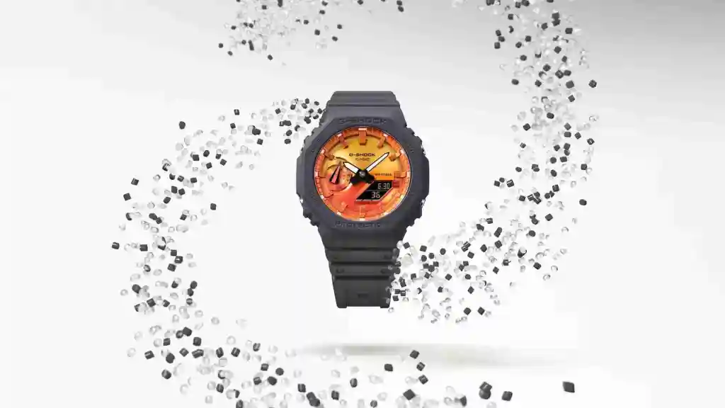 Casio presenterar en ny kollektion av G-Shock Flame Inside-klockor