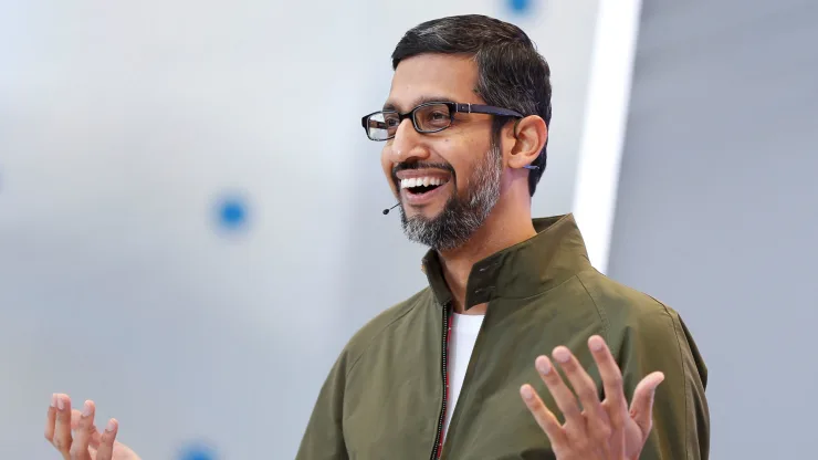 Google-aktien ökar med 10% på grund av molnteknik, reklam och förhoppningar om artificiell intelligens