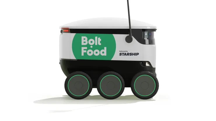 Bolt Food kommer att använda autonoma robotar för matleveranser i Tallinn