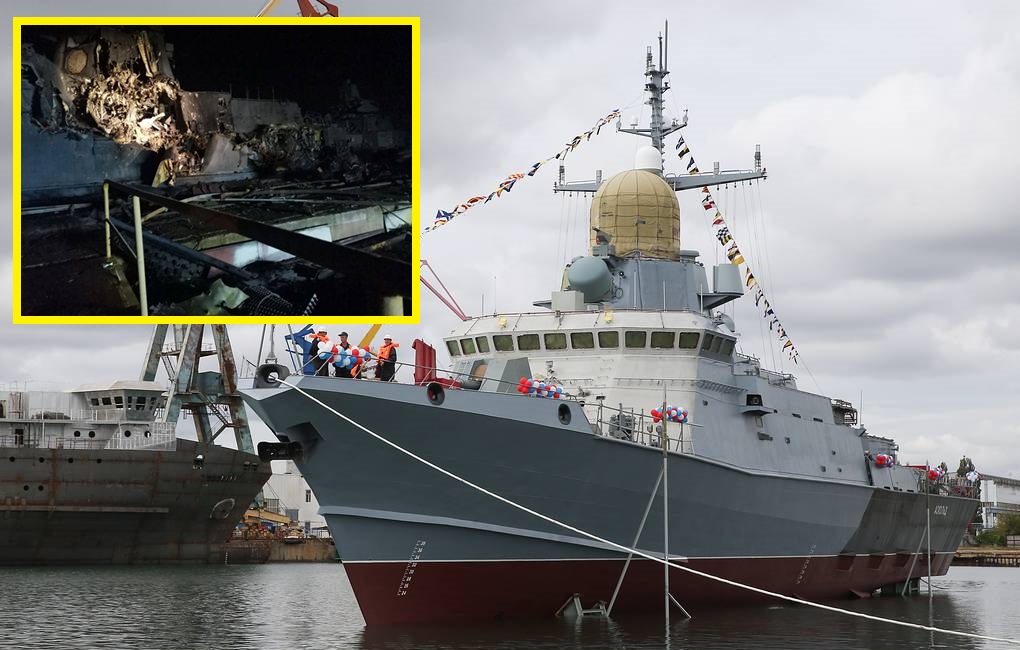 Det ukrainska flygvapnet förstörde det nya ryska fartyget Askold med en SCALP EG-missil innan fartyget togs i drift