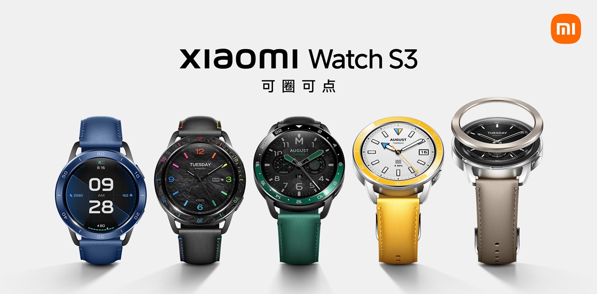 Xiaomi Watch S3 - AMOLED-skärm, utbytbar ram, eSIM och HyperOS-operativsystem till ett pris av 135 USD