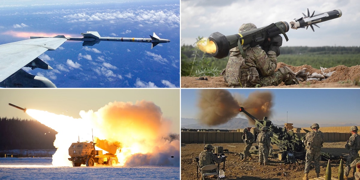 AIM-9M Sidewinder-missiler, GMLRS precisionsstyrda projektiler för HIMARS, artilleriammunition och Javelin anti-tankmissiler - USA tillkännager nytt stödpaket på 250 miljoner dollar till Ukraina