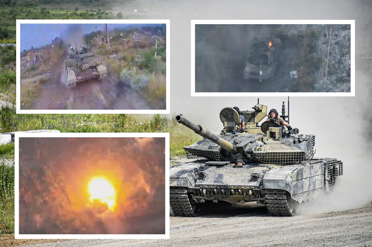 En ukrainsk FPV-drönare värd 500 USD har träffat en annan rysk moderniserad T-90M stridsvagn värd upp till 4,5 miljoner USD