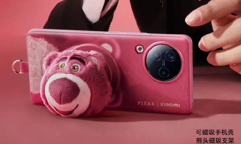Xiaomi har presenterat sin smartphone Civi 3 Disney Strawberry Bear med ett utökat paket