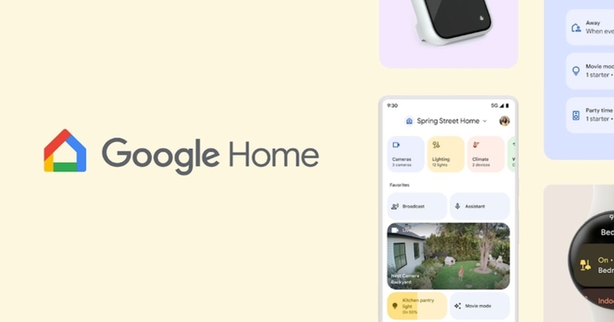 Google Home introducerar nya widgetar för fjärrstyrning av smarta prylar
