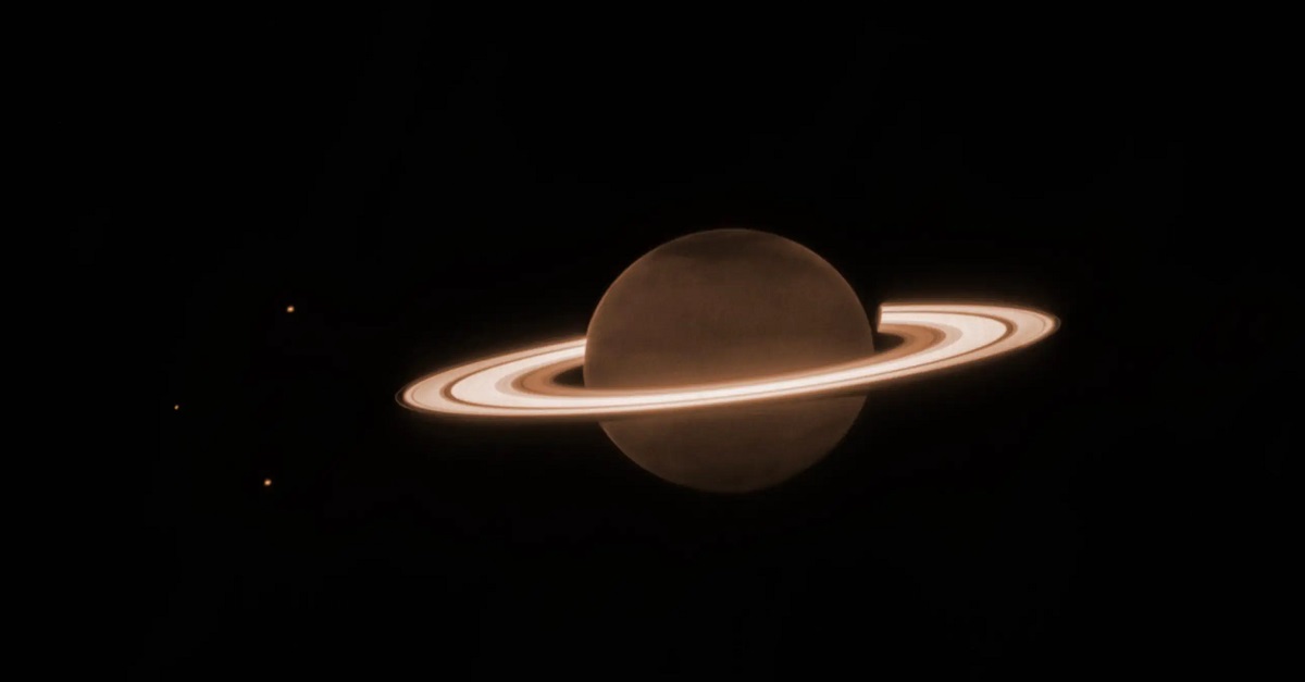 James Webb tog en ultradetaljerad nära infraröd bild av Saturnus från 1,37 miljarder km avstånd