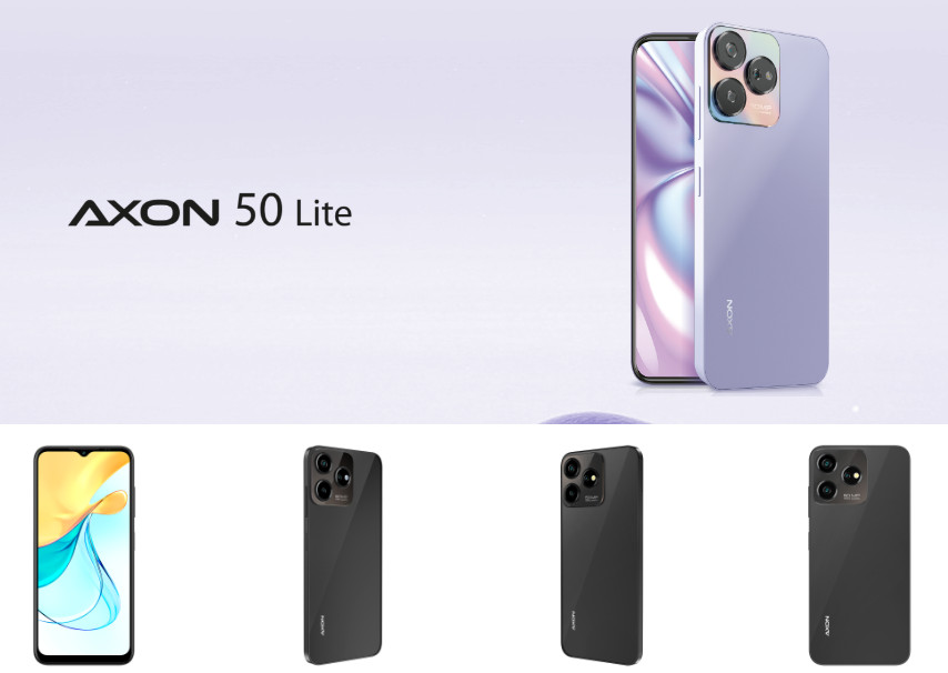 ZTE Axon 50 Lite - mellanbudget-smartphone med 50MP-kamera, 5000 mAh-batteri, iPhone 14 Pro-design till ett pris av $ 250