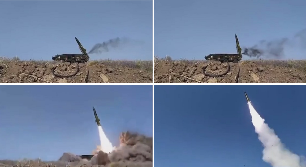 Ukrainas väpnade styrkor visar sällsynt video av Tochka-U taktiskt missilsystem