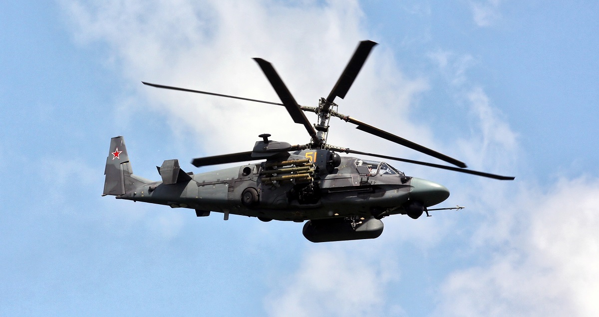 Ukrainas väpnade styrkor förstör fyra ryska Ka-52-helikoptrar värda 64 miljoner dollar på tre dagar