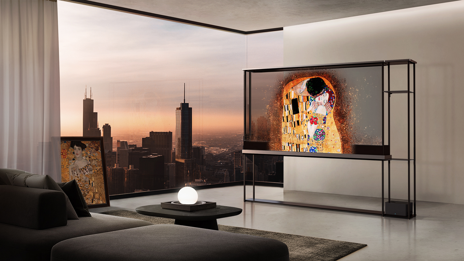 Transparent LG Signature OLED T TV ingår i listan över de bästa uppfinningarna 2024 enligt TIME