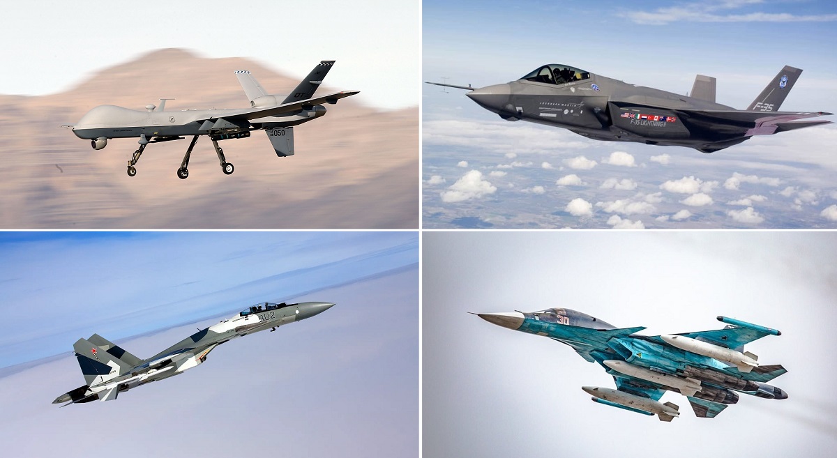 Trots närvaron av F-35 Lightning II i regionen har ryska stridsflygplan av typen Su-34 och Su-35 skadat ytterligare en amerikansk MQ-9 Reaper-drönare i Syrien