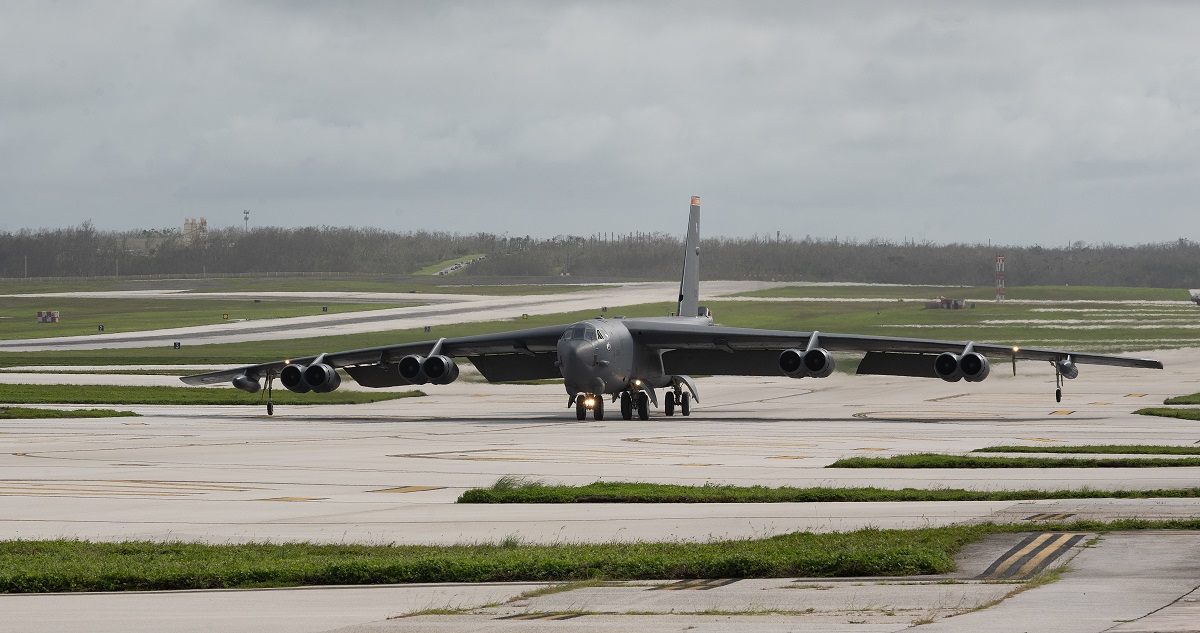 B-52H Stratofortress kärnvapenbombplan återvänder till Indo-Pacific