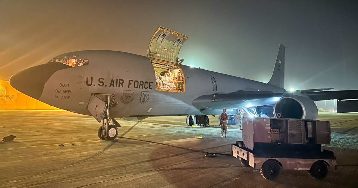 USA har skickat tankflygplanet KC-135 Stratotanker till Saudiarabien för att ersätta KC-10 Extender, som pensionerades efter mer än 30 års tjänstgöring.