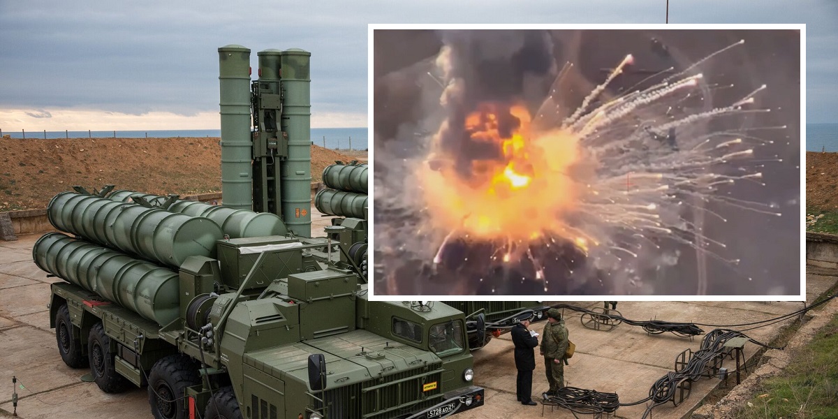 Rysslands luftvärnssystem S-400 Triumf och missiler med en räckvidd på 400 km till ett värde av hundratals miljoner dollar förstördes på Krim