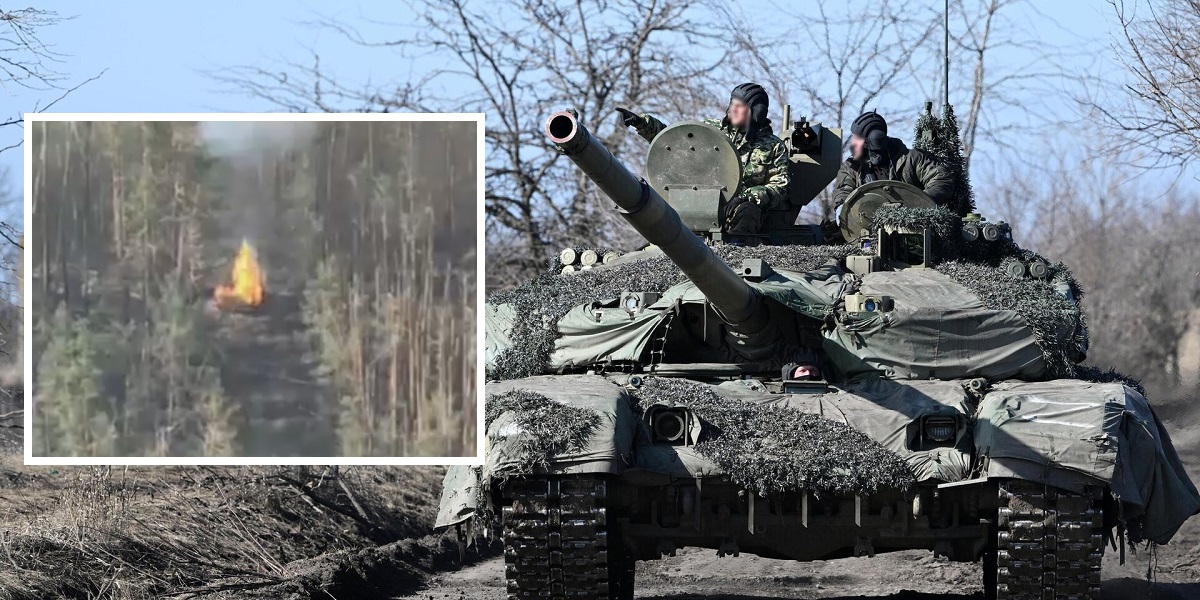 Ukrainas försvarsmakt förstörde tre ryska moderniserade T-90M stridsvagnar till ett värde av 7,5-13,5 miljoner USD