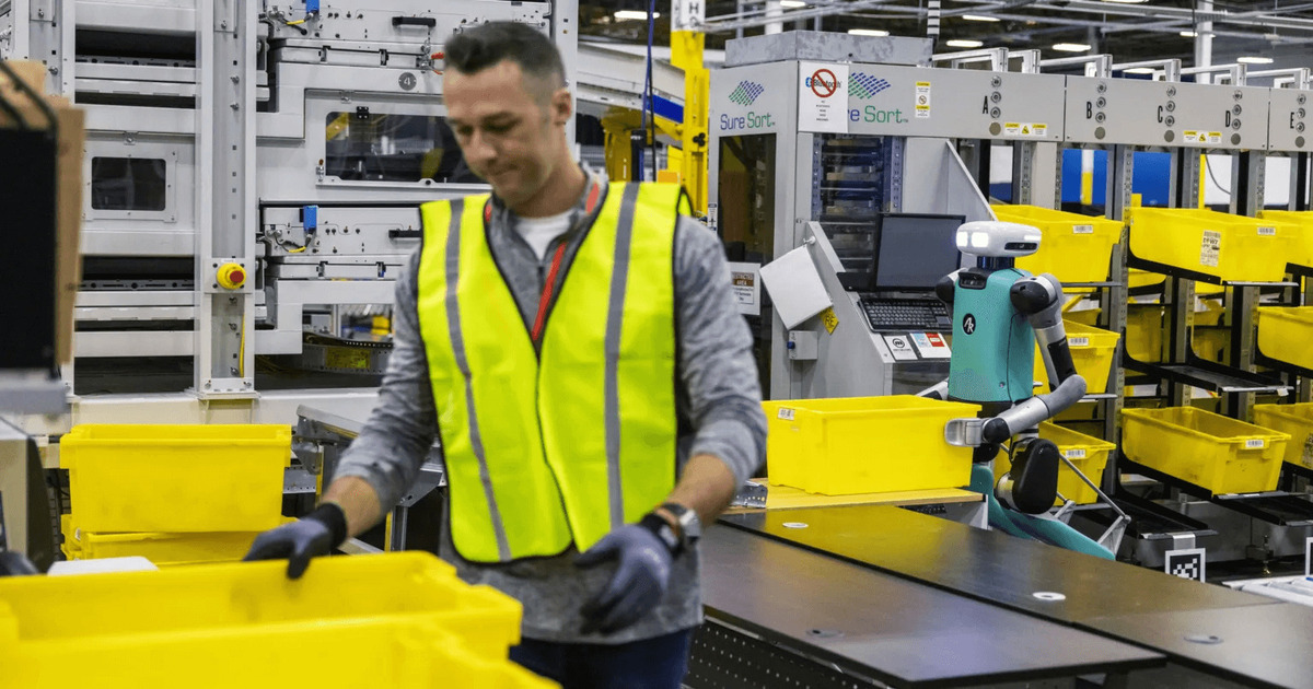 Amazon planerar att investera 1 miljard USD i nystartade företag som kombinerar AI med robotar