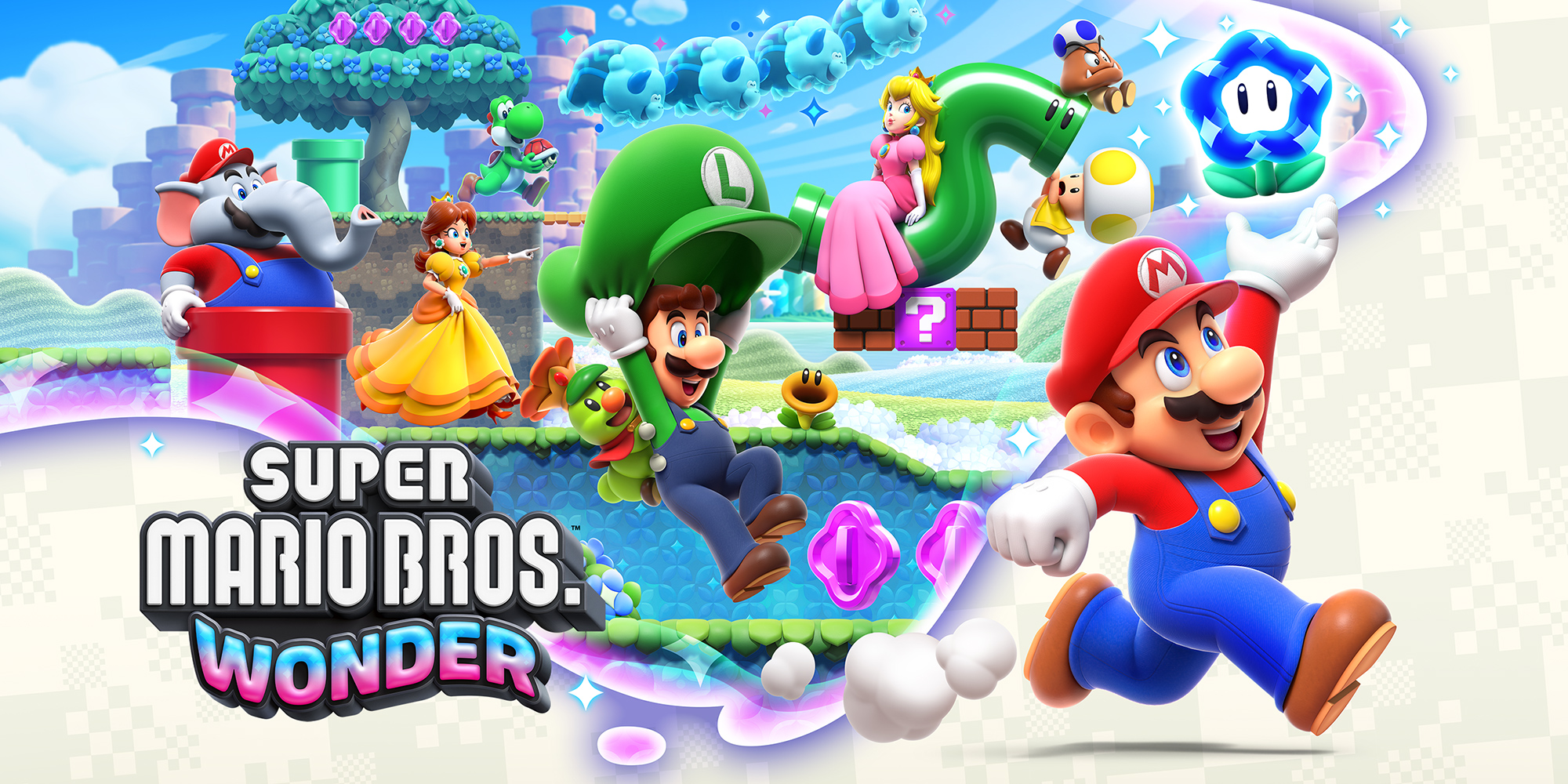 Super Mario Bros. Wonder kommer att ta upp ca 4,5 GB utrymme på din Switch