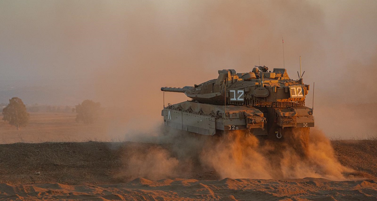 Israels försvarsmakt har mottagit Merkava Barak femte generationens stridsvagnar