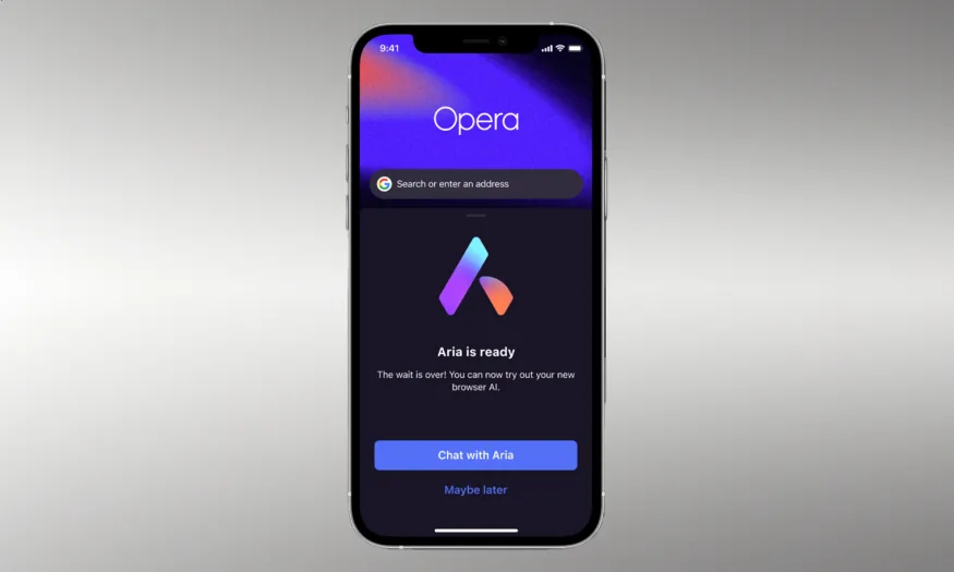 AI-assistenten i webbläsaren Opera finns nu tillgänglig i iOS-appen