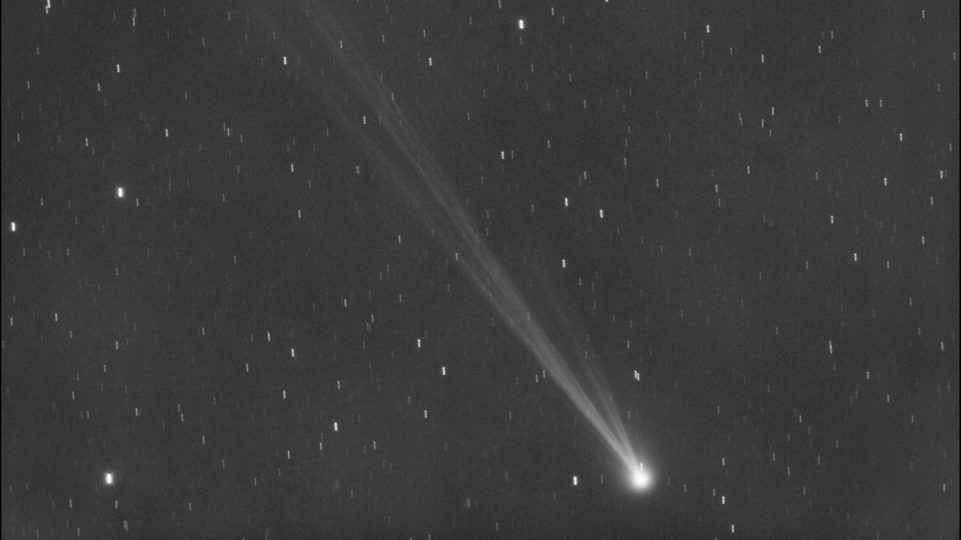 En soleruption lämnade kometen C/2023 P1 utan svans, men den återhämtade sig så småningom