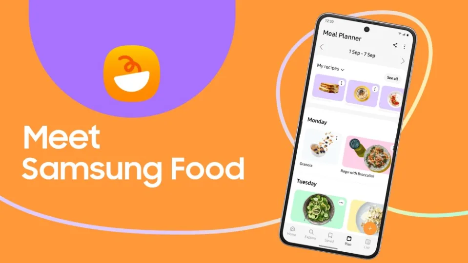 Samsung har släppt en Food-app för matlagning som drivs av artificiell intelligens
