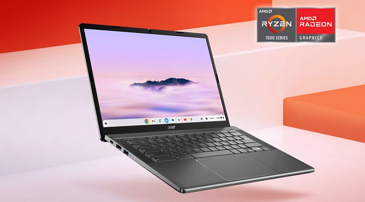 Acer Chromebook Plus 514 - AMD Ryzen 7000-chip, RDN 2-grafik och upp till 12 timmars batteritid från 399 USD
