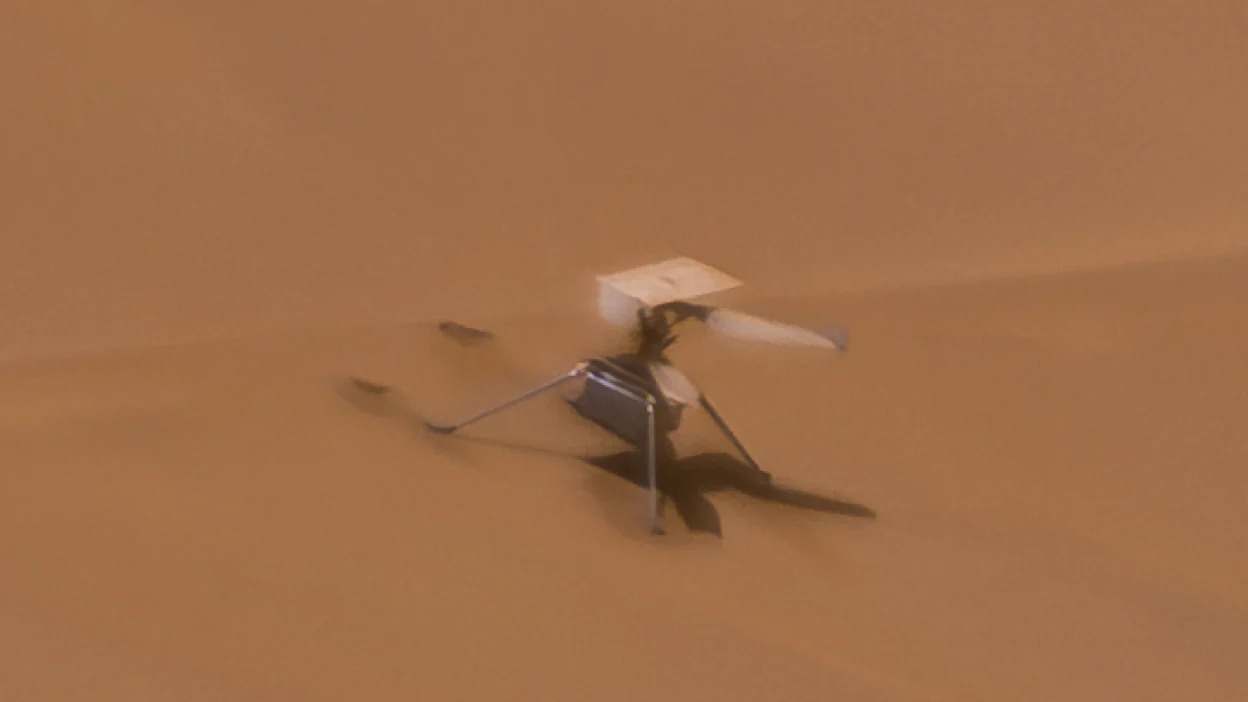 NASA visar vad som hände med den kraschade helikoptern på Mars