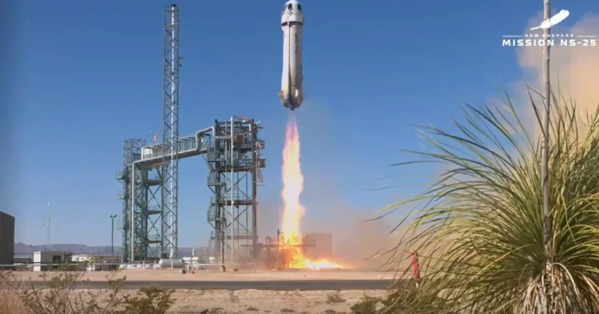 Blue Origin har skickat upp turister i rymden efter ett tvåårigt uppehåll: Sjunde lyckade besättningsflygningen