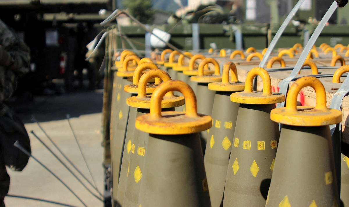 Ukraina har redan mottagit amerikanska klusterammunition för 155 mm artilleri, men har ännu inte använt dem