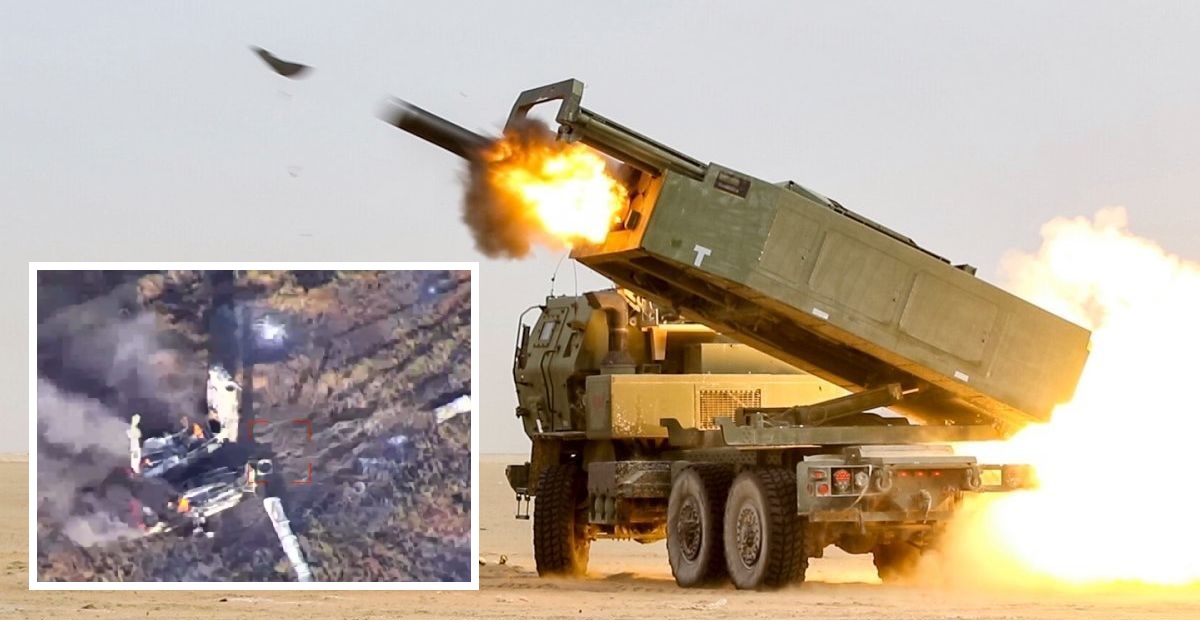 HIMARS träffade avfyrningsramper, styrsystem och radar i ett sällsynt ryskt S-300V4 Antey luftvärnsrobotsystem med förmåga att avfånga ballistiska missiler