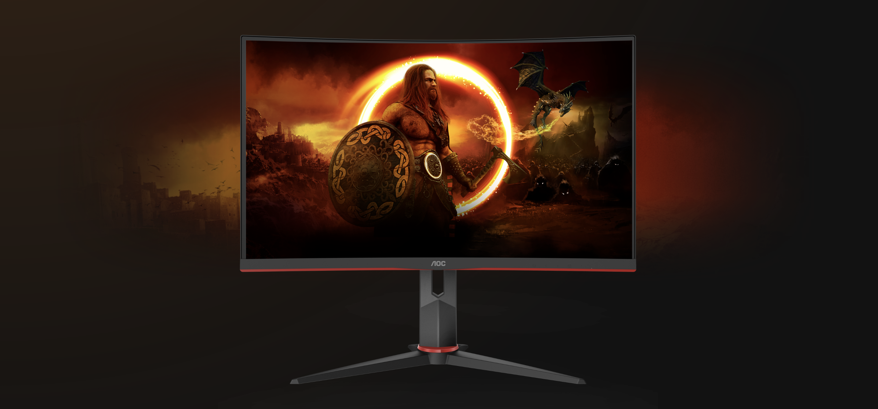 AOC AGON CG27G2S/BK: gamingmonitor med böjd skärm och 165Hz uppdateringsfrekvens