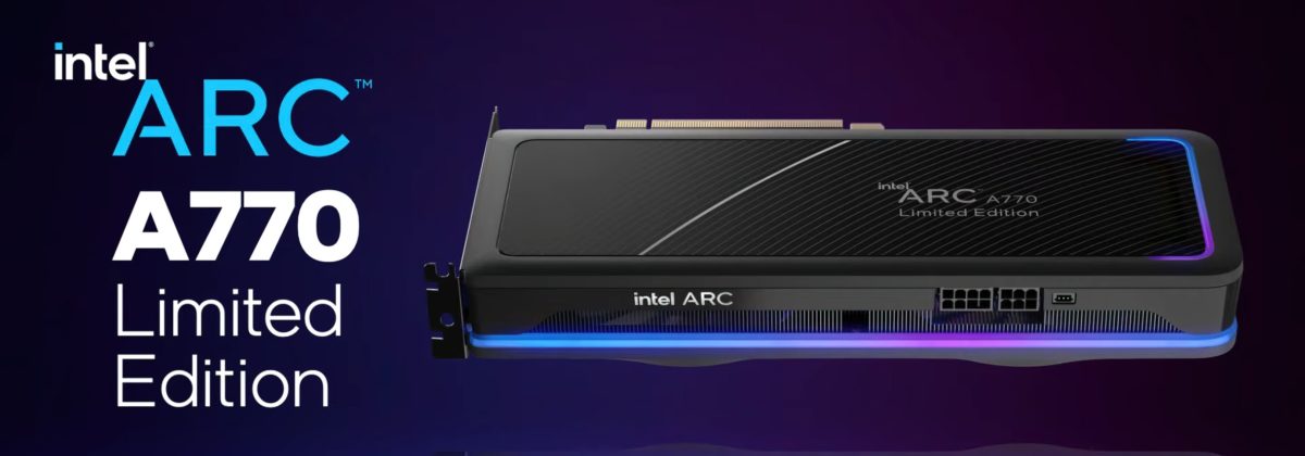 Intel slutar plötsligt leverera Arc A770 Limited Edition-grafikkortet med 16 GB minne